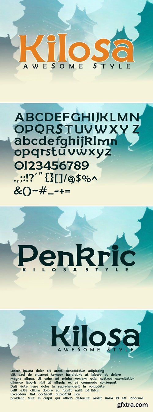 Kilosa - Serif Font