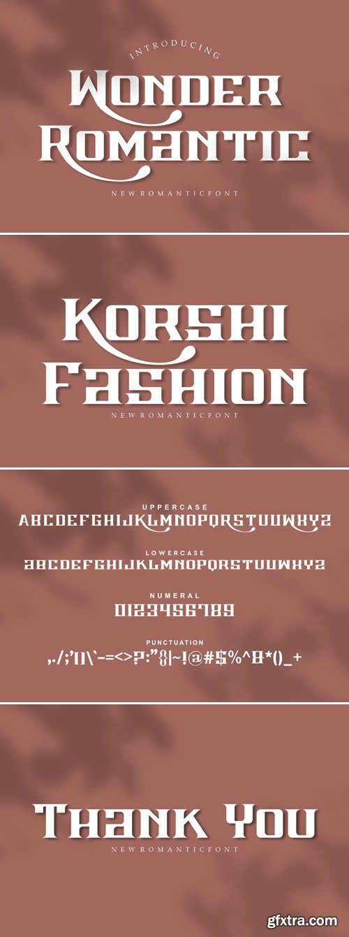 Wonder Romantic Font