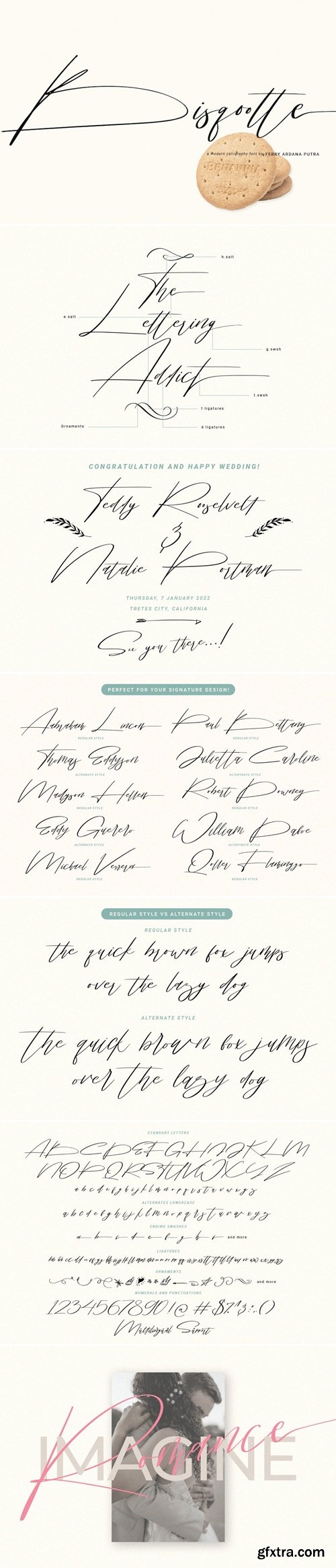 Bisqootte | Modern Calligraphy Font