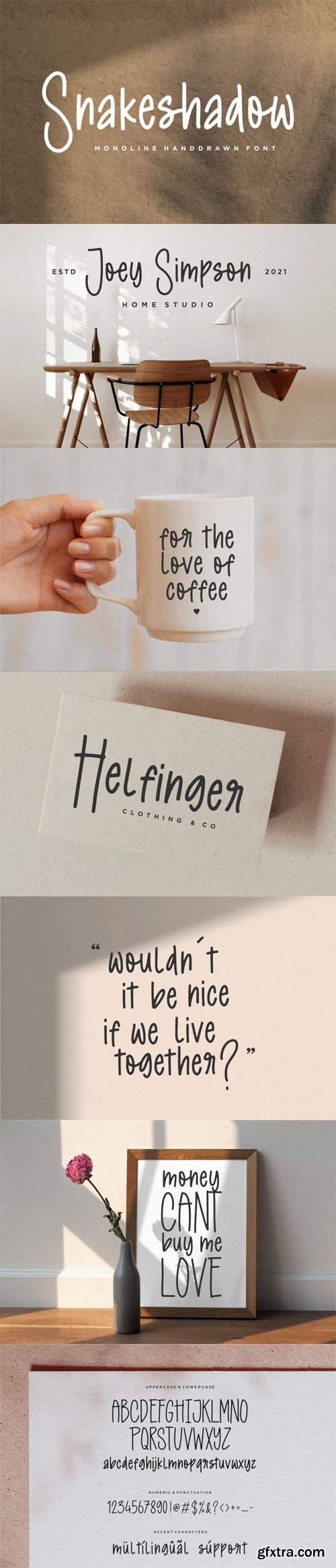 Snakeshadow - Monoline Handwritten Font Snakeshadow - Monoline Handwritten Font