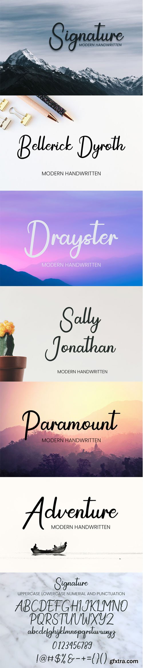 Signature - Modern Handwritten Font Signature - Modern Handwritten Font