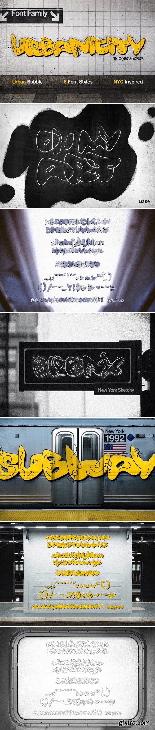 Urbanicity | NY Inspired Bubble Font