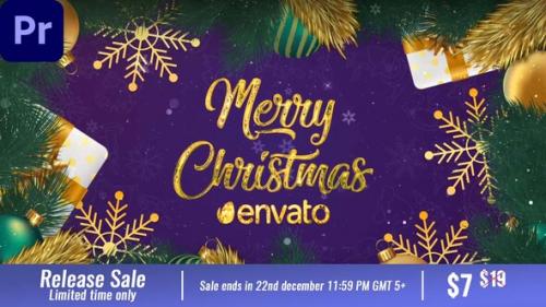 Videohive - Happy New Year Wishes || Christmas Wishes || Christmas Text Reveal || Christmas Titles MOGRT - 42356981 - 42356981