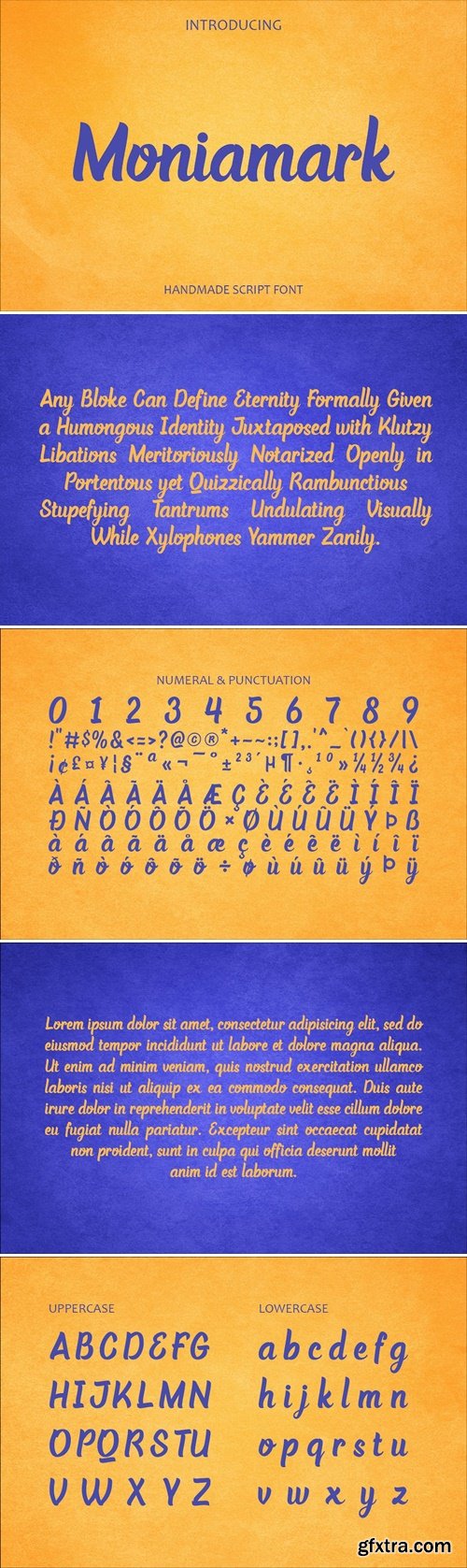 Moniamark Font