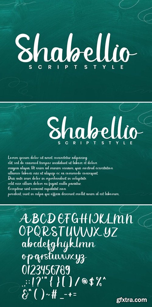Shabellio - Script Font