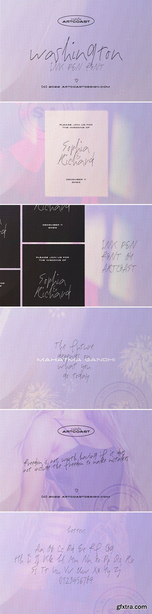 Washington Ink Pen Handwritten Font