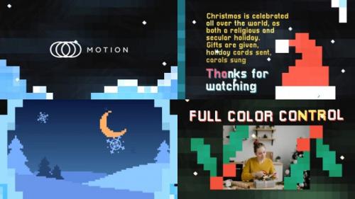 MotionArray - Christmas New Year Pixel Opener - 1332091