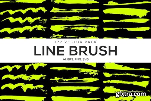 Line Stroke Brushes SCY7QDG