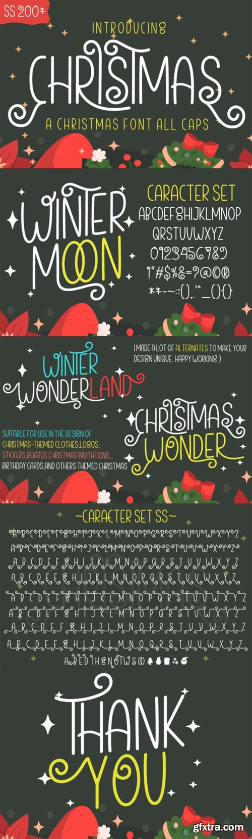 Christmas - All Caps Font Christmas - All Caps Font