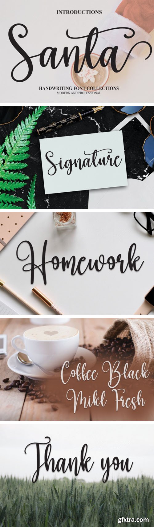 Santa - Elegant Handwritten Font Santa - Elegant Handwritten Font