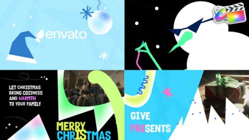 Videohive - Stylish Christmas Greetings Slideshow for FCPX - 42344470 - 42344470