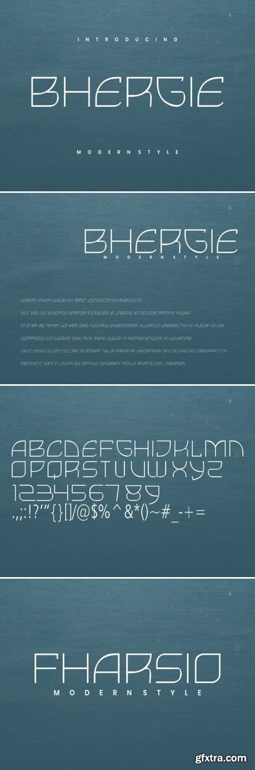 Bhergie Font