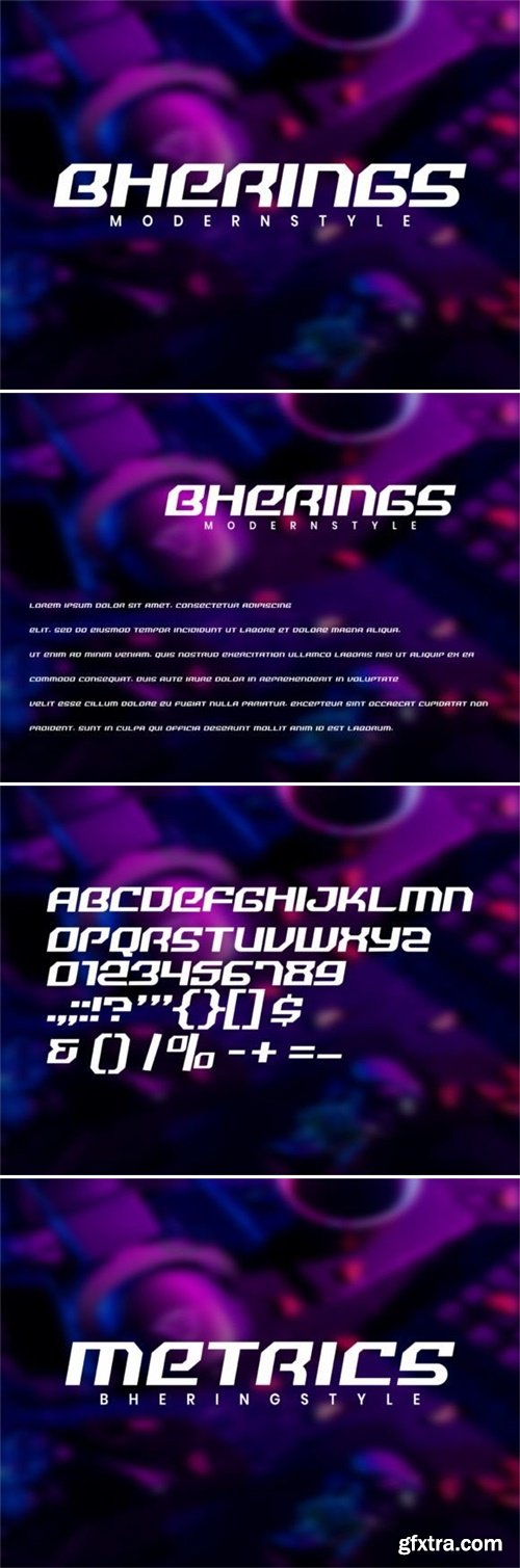 Bherings Font