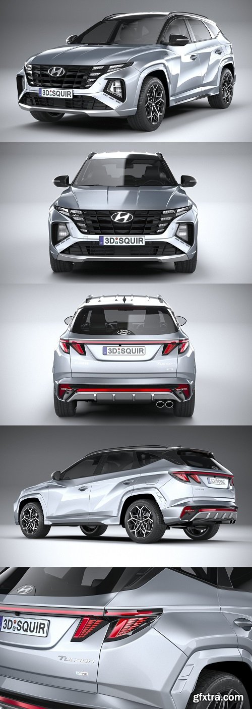 Hyundai Tucson N-Line 2021 3d model