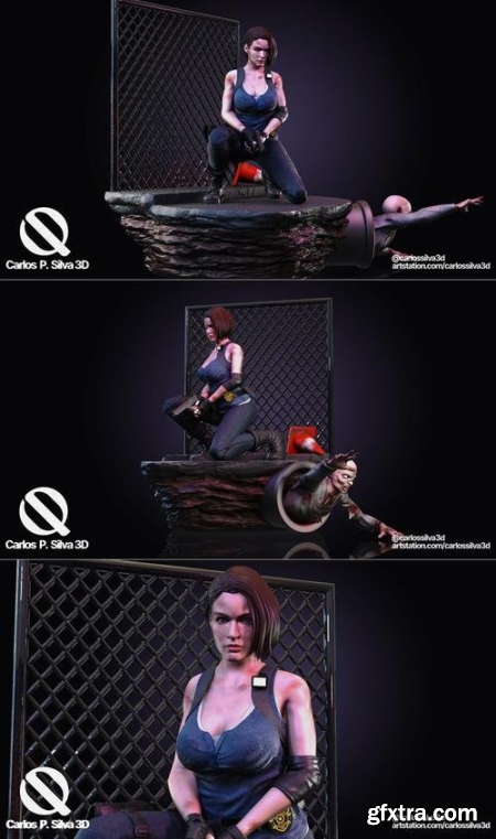 Jill Valentine - Resident Evil 3 – 3D Print