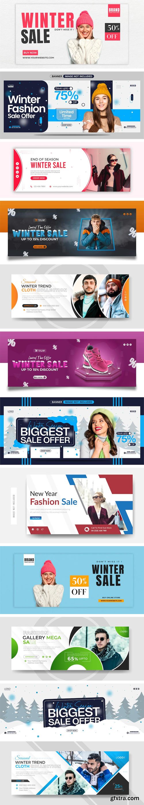 10+ Winter Sales Web Banners Vector Templates 10+ Winter Sales Web Banners Vector Templates