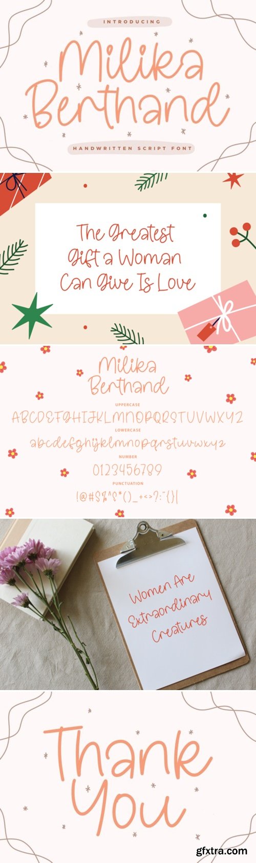 Milika Berthand Font