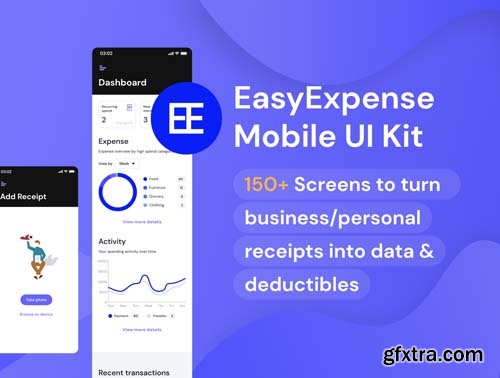 Ui8 - EasyExpense Mobile UI Kit $35