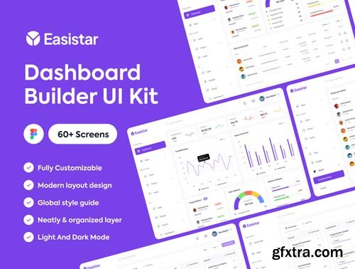 Ui8 - Easistar - Dashboard UI Kit $48