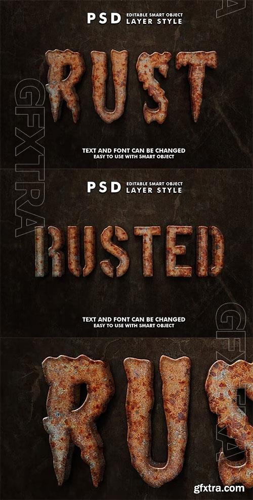 Rust Editable Text Effect Rust Editable Text Effect