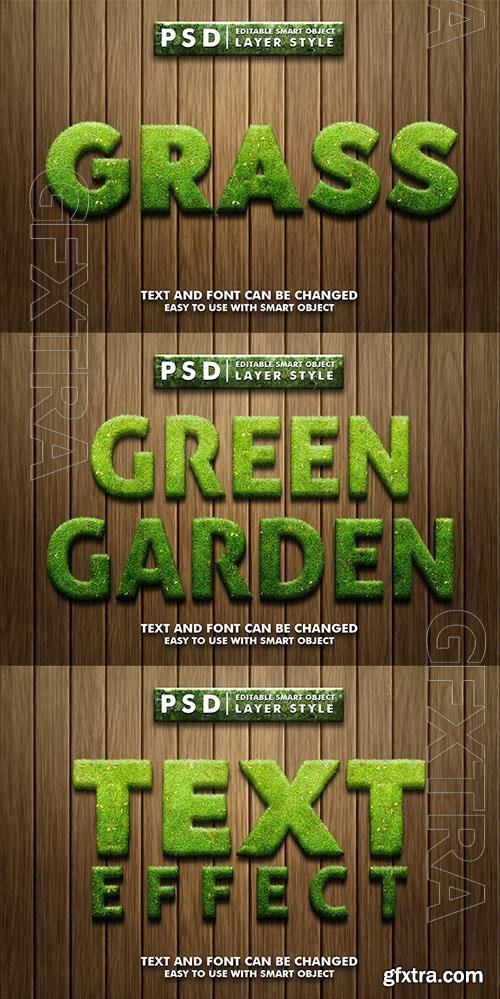 Grass Editable Psd Text Effect Grass Editable Psd Text Effect