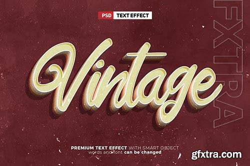 Old vintage 3D text effect Old vintage 3D text effect