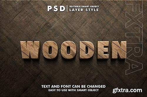 Wood 3d Realistic Psd Text Effect Wood 3d Realistic Psd Text Effect