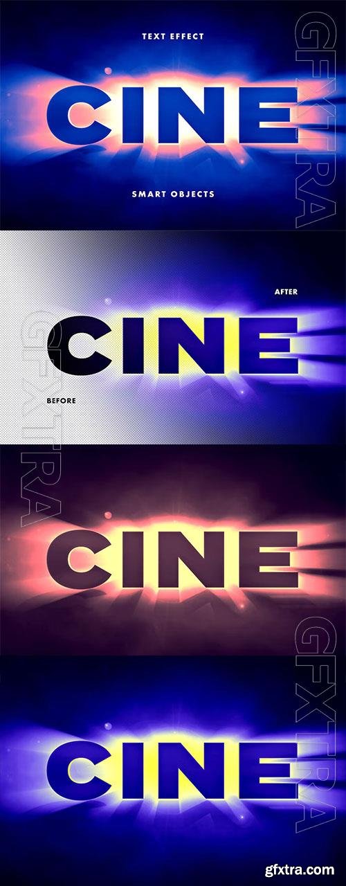 Cinema Light Text Effect Cinema Light Text Effect