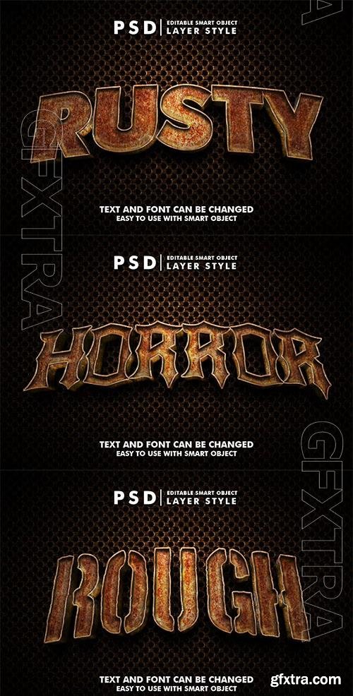 Rusty Editable Text Effect Rusty Editable Text Effect