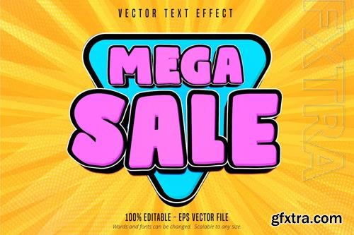 Mega Sale - Editable Text Effect, Font Style Mega Sale - Editable Text Effect, Font Style