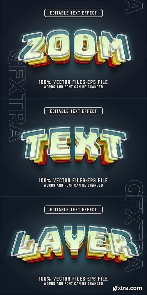 Zoom Editable Text Effect Zoom Editable Text Effect