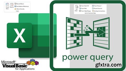 Excel Macros VBA + Power Query (2 in 1 course)