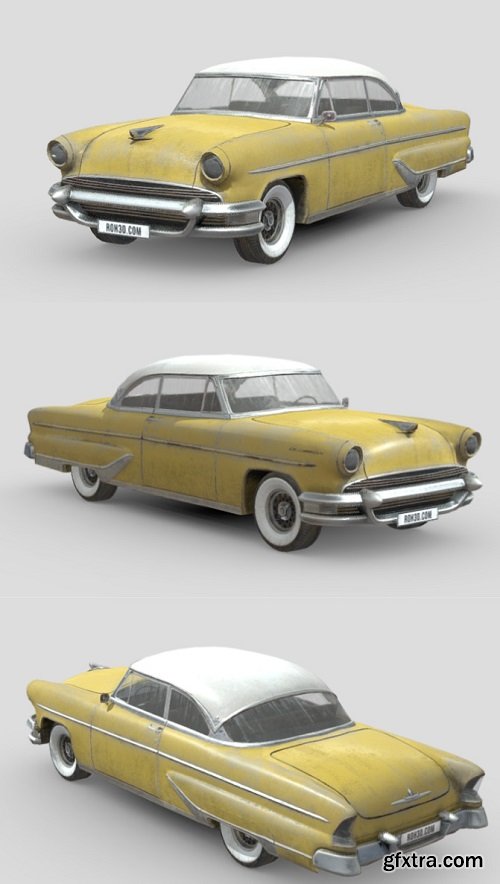 Dirty Car - Lincoln Capri Coupe 1955