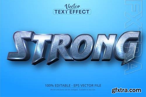Strong - Editable Text Effect, Cartoon Font Style