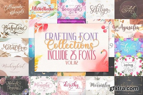 Crafting Font Bundle Vol.02 21291794