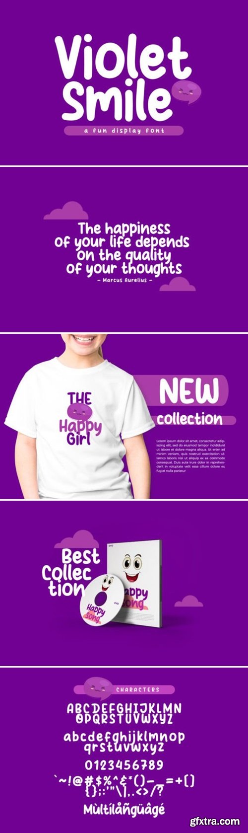 Violet Smile Font