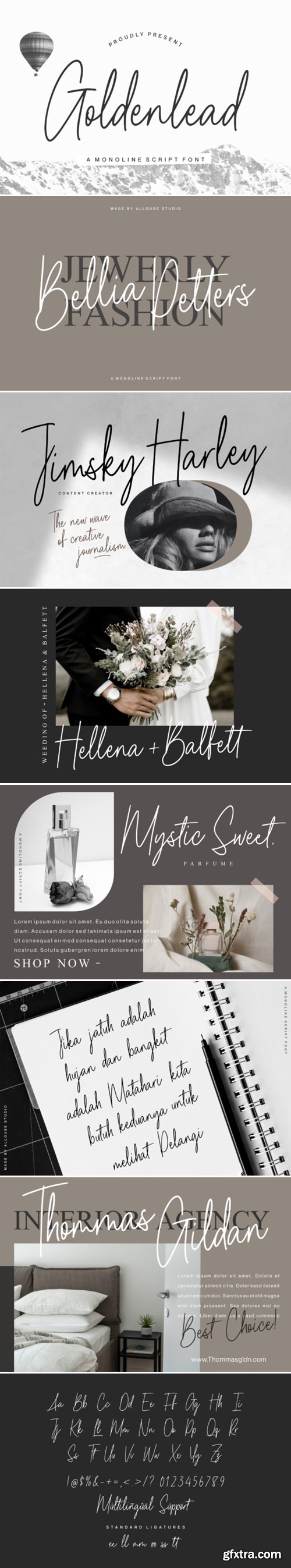 Goldenlead Font