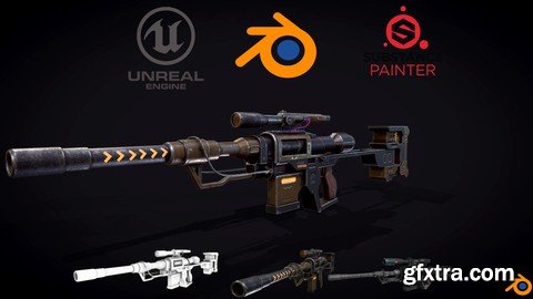 The Ultimate weapon course (Create Sniper in Blender 3.4 )