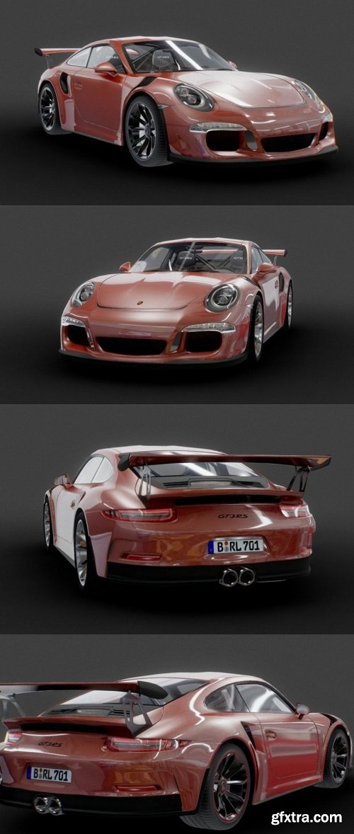 Porsche GT3RS 3D Model