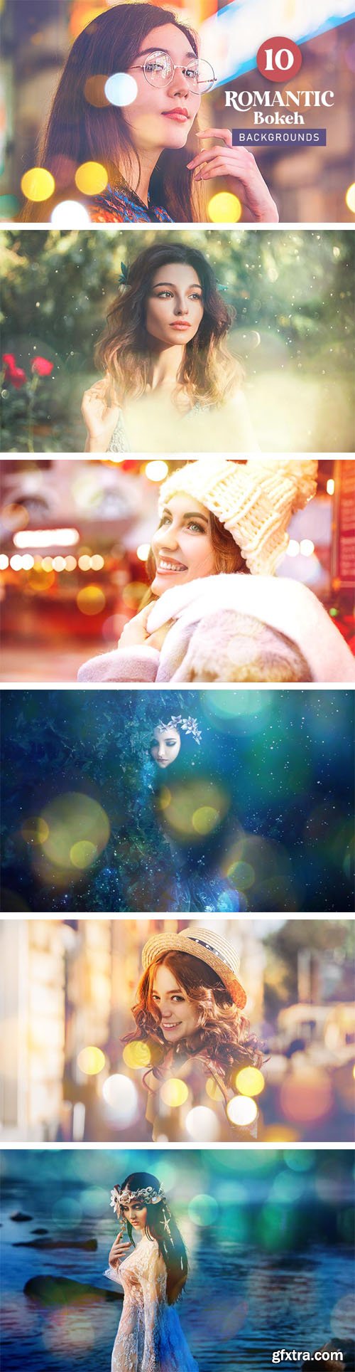 Romantic Bokeh Backgrounds Bundle for Photoshop Romantic Bokeh Backgrounds Bundle for Photoshop