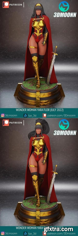 Wonder Woman Yara Flor - 3Dmoonn – 3D Print