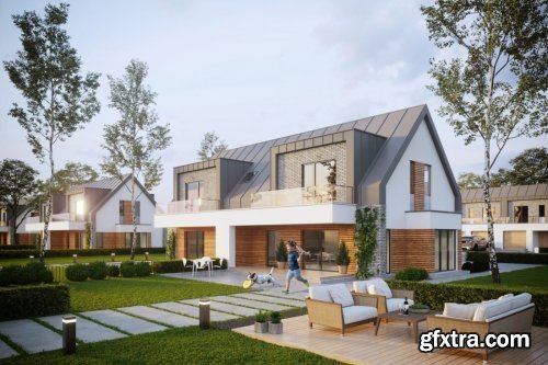 Exterior House Scene By VuPhucHung