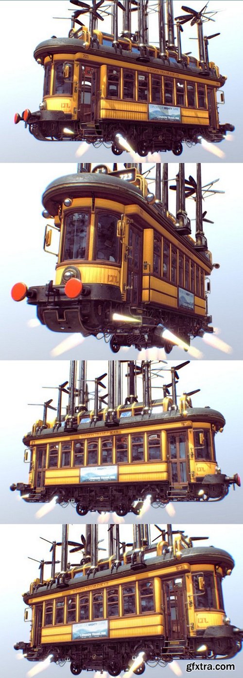 London Tramlink 3D Model