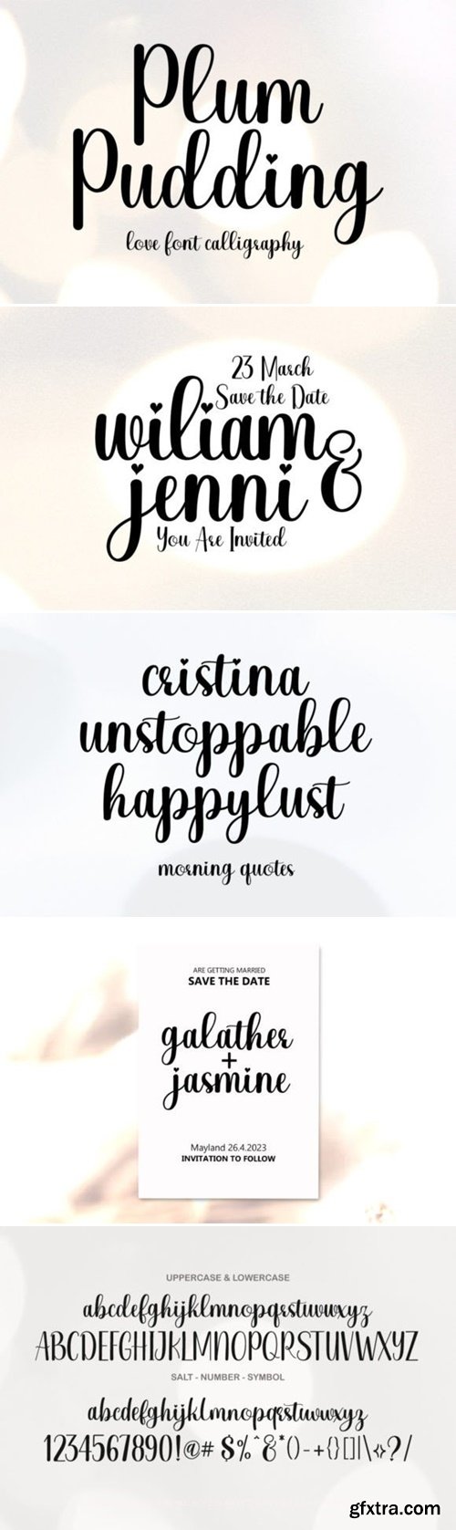 Plum Pudding Font