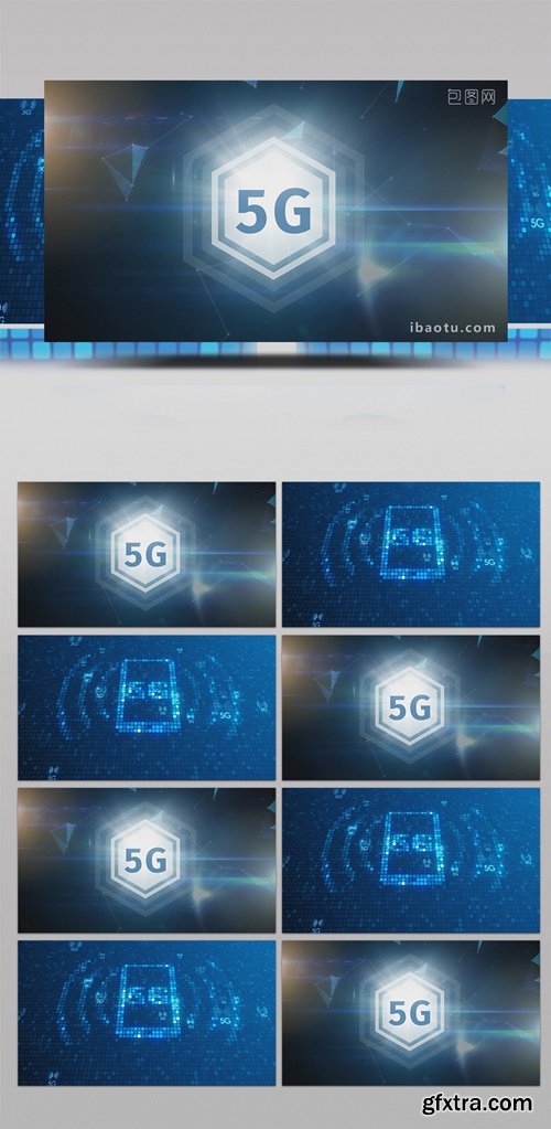 5G Future Network Technology HD Background Video 5624163
