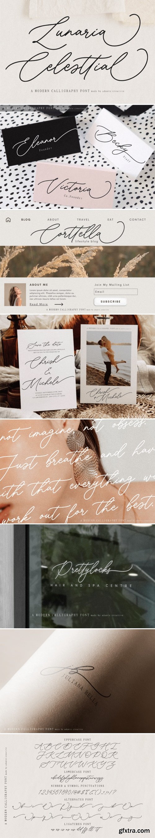 Lunaria Celesttial Font