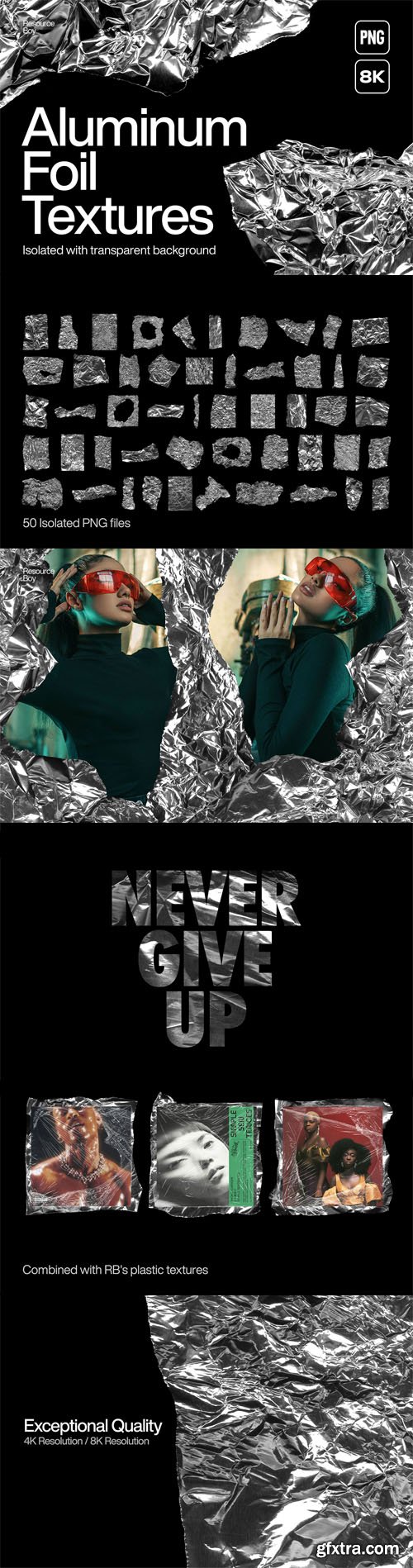 50 Aluminium Foil PNG Textures 50 Aluminium Foil PNG Textures