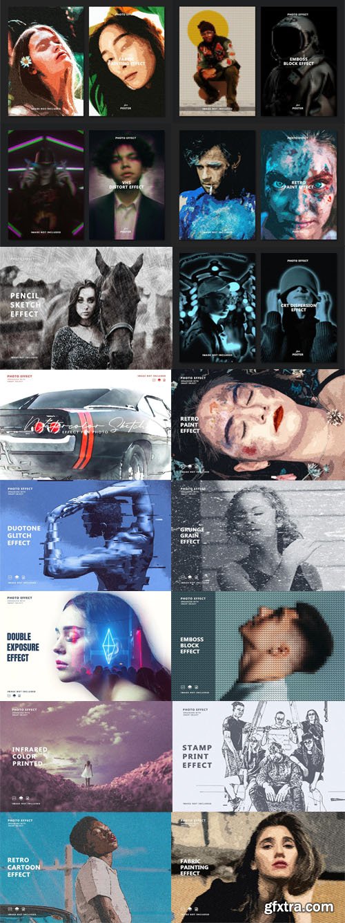 20 Awesome Photo Effects Premium Templates for Photoshop 20 Awesome Photo Effects Premium Templates for Photoshop