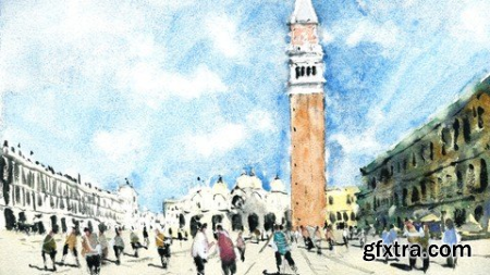 Paint Venice In Watercolor - St Mark\'S Square