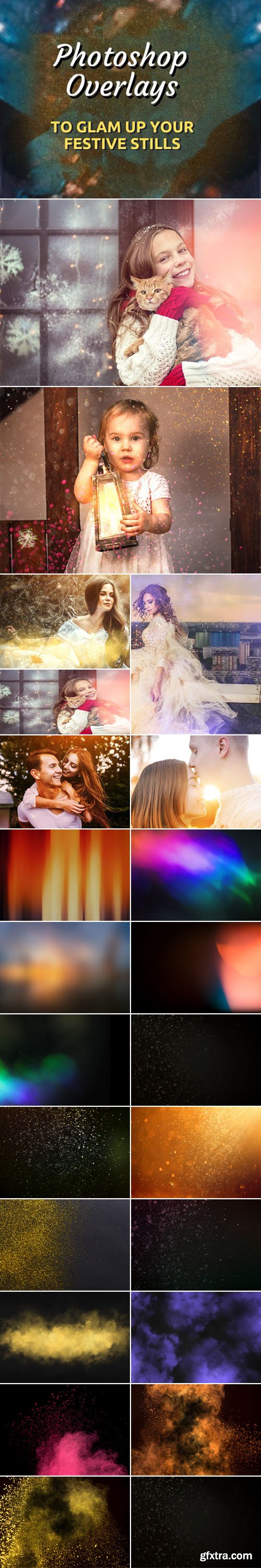 Glam Up Your Holiday Festive Stills - 15 Photoshop Overlays Glam Up Your Holiday Festive Stills - 15 Photoshop Overlays